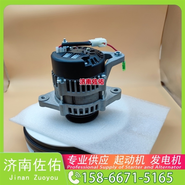 济南1001778863起动机JFZ2503K发电机 GR215 配潍柴 WP6 日立｜ZX470｜6WG1 Doosan 大柴 CA6DK 上柴 SC9D 卡特 374F C18 平地机 启动马达
